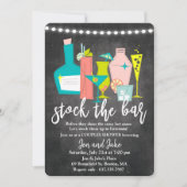 Stock du Bar Couples Coed Shower Invitation (Devant)