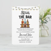 Stock du Bar Couples Coed Shower Invitation (Debout devant)