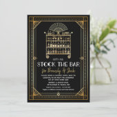 Stock du Bar Couples Coed Shower Invitation (Debout devant)