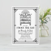 Stock du Bar Couples Coed Shower Invitation (Debout devant)