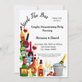 Stock du Bar Couples House Party Invitation (Devant)