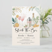 Stock du Bar Couple's Shower Invitation (Debout devant)