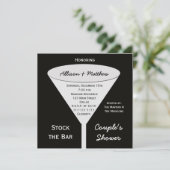 Stock du Bar Couples Shower Invitation (Debout devant)