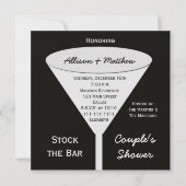 Stock du Bar Couples Shower Invitation (Devant)