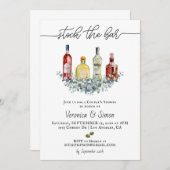 Stock du Bar Couple's Shower Invitation (Devant / Derrière)