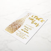 Stock du bar vin d'anniversaire adulte invitation (Rotation)