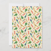 Stock du bar wedding shower invitation (Dos)