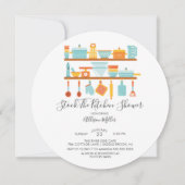 Stock La Cuisine Douche Invitations (Devant)