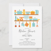 Stock La Cuisine Douche Invitations (Devant)