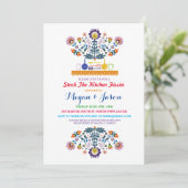 Stock La Cuisine Fiesta Couple's Party Invitation (Debout devant)