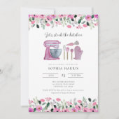 Stock La Cuisine nuptiale de douche Invitation (Devant)