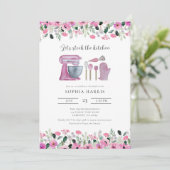 Stock La Cuisine nuptiale de douche Invitation (Debout devant)