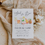 Stock Le Bar Couples Douche Invitation Modèle<br><div class="desc">Il s'agit d'un couple moderne douche stock invitation du bar</div>