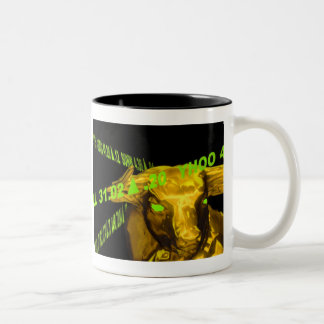 Stock Market Coffee Bull Tweekleurige Koffiemok