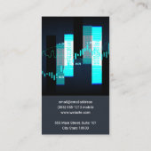 Stock Market Graph Visitekaartje (Achterkant)