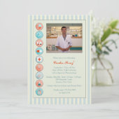 Stock Médicale Graduation Photo Invitation (Debout devant)