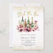 Stock or du Bar Couple Shower Invitation (Devant)