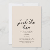 Stock The Bar Housewarming Invitation (Devant)