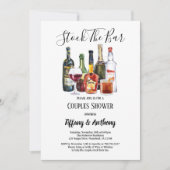 Stock The Bar Invitation Couples Douche (Devant)