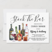 Stock The Bar Invitation Housewarming Invitation Kaart (Voorkant)
