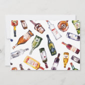 Stock The Bar Invitation Housewarming Invitation Kaart (Achterkant)