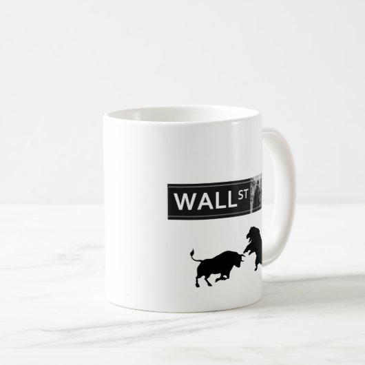 Stock Trader Café Mug (Devant droit)