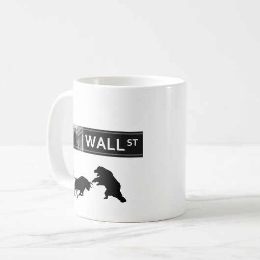 Stock Trader Café Mug (Devant gauche)