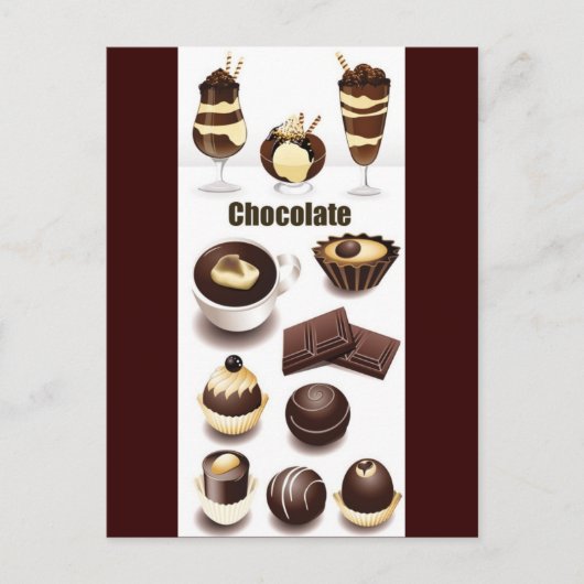 Stock Vectors - Chocolade Briefkaart (Voorkant)