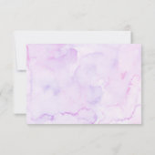 Stock violet Carte de remerciements de cuisine (Dos)