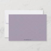 Stock violet la cuisine Carte de recette de douche (Dos)