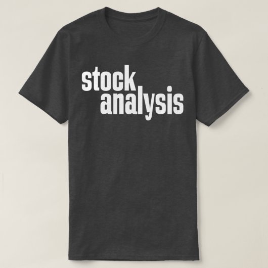 Stockanalyse 1 t-shirt (Design voorkant)