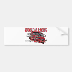 Stockauto-racisme Bumpersticker