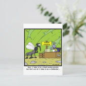 Stockbroker Briefkaart (Staand voorkant)