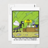 Stockbroker Briefkaart (Voorkant / Achterkant)