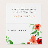 Stockez l'aquarelle se pliante de carte de visite (Extérieur déplié)