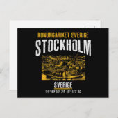 Stockholm Briefkaart (Voorkant / Achterkant)