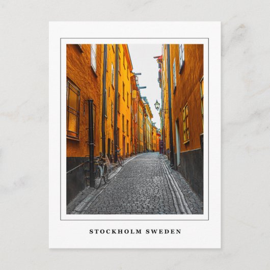 Stockholm Briefkaart (Voorkant)