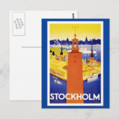  Stockholm Briefkaart Zweden (Voorkant / Achterkant)