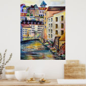 Stockholm, Gamla Stan, Old Town Poster (Keuken)