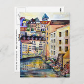 Stockholm Gamla Stan - Oude stad Briefkaart (Voorkant / Achterkant)