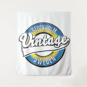 Stockholm logo Poster Wandkleed