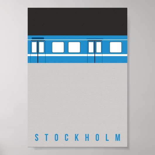 Stockholm - Métro - poster (Devant)