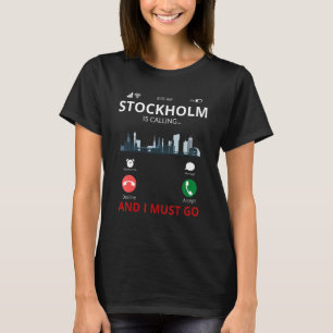 Stockholm noemt zweden Souvenir T-shirt