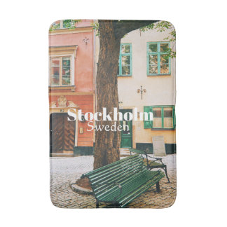 Stockholm Old Town, Gamla Stan, Sweden Souvenir Badmat