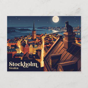 Stockholm Oude Stad Zweden Briefkaart