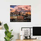 Stockholm, Sodermalm Poster (Thuiskantoor)