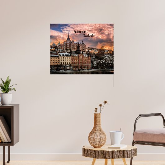 Stockholm, Sodermalm Poster (Woonkamer 3)