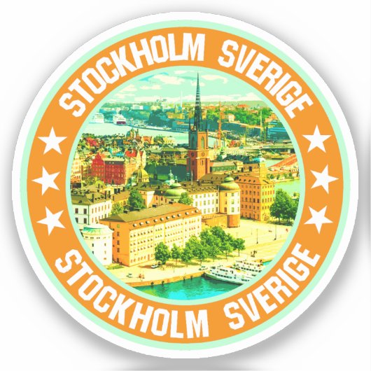 Stockholm Sticker (Voorkant)