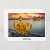Stockholm, Suède carte postale voyage (Devant / Derrière)