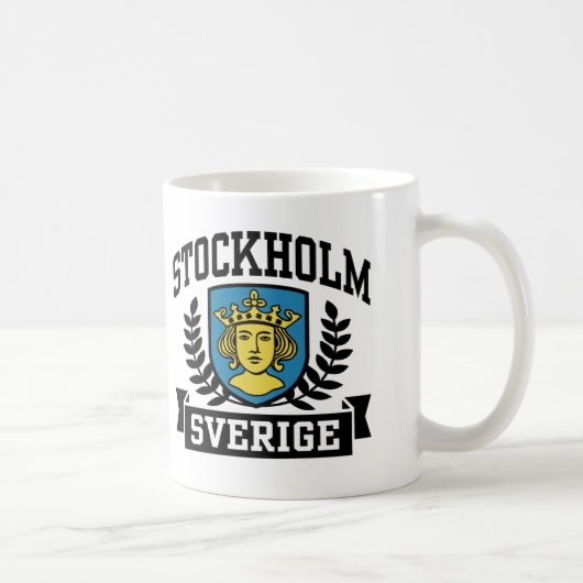 Stockholm Sverige Koffiemok (Rechts)